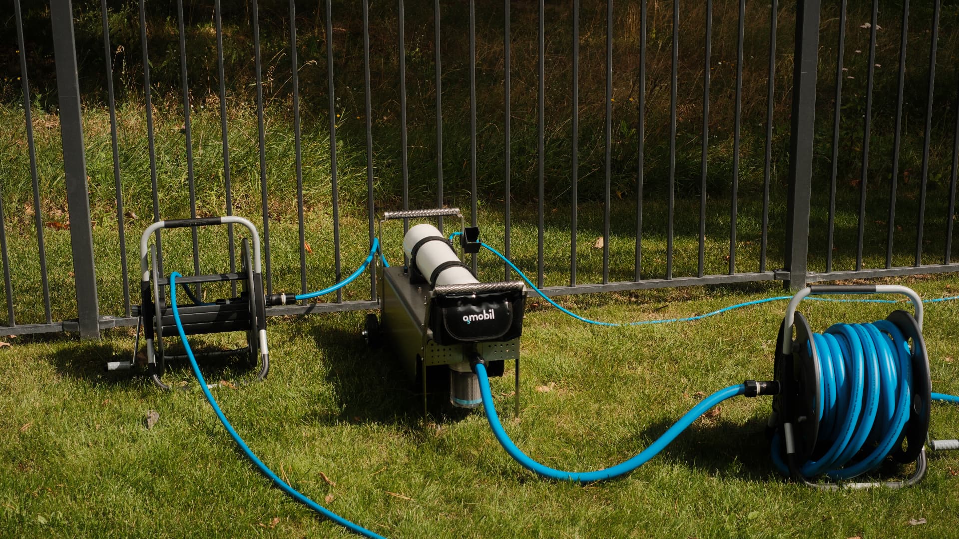 Mobile Osmose-Anlage mit Schlauchtrommeln